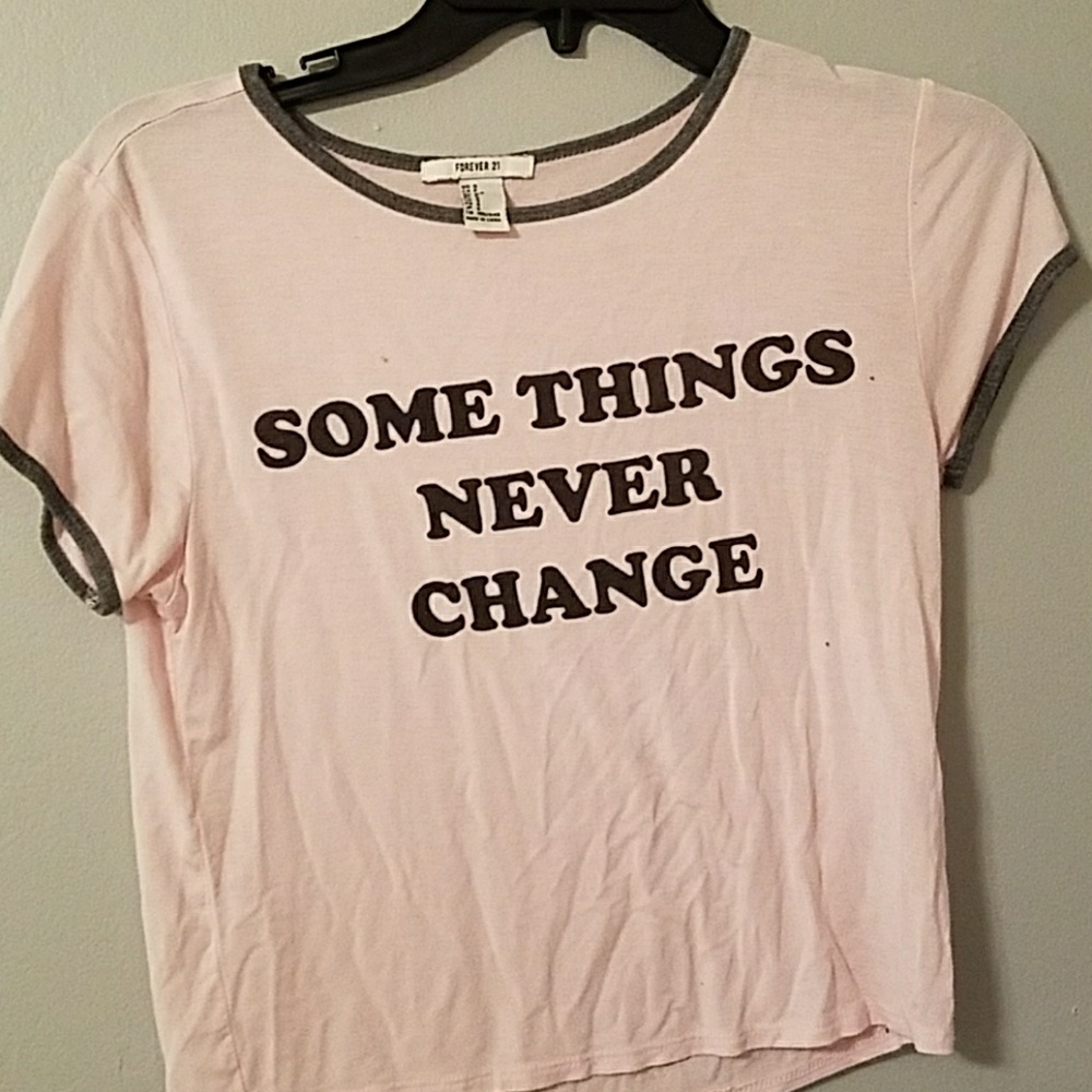 Light pink crop top